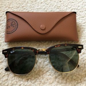 NWOT Ray Ban Clubmaster sunglasses
